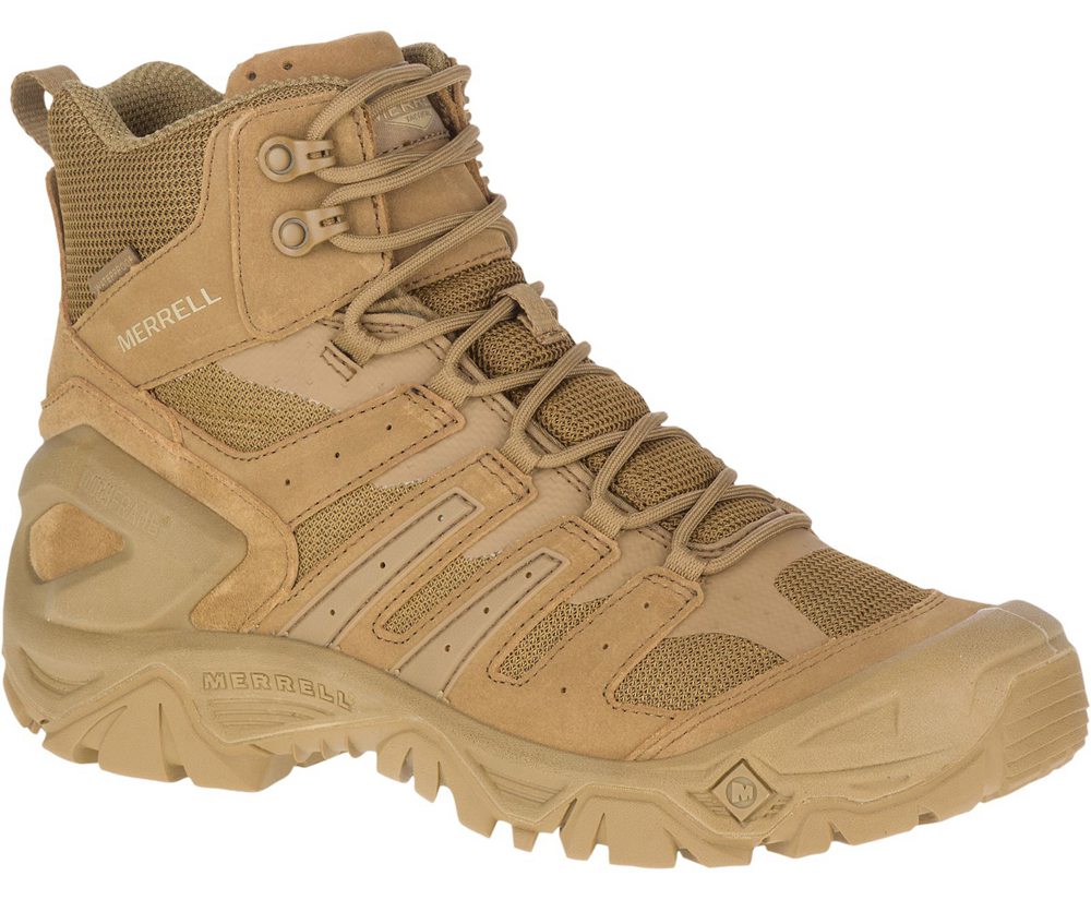 Merrell Støvler Dame - Strongfield Tactical 6\" Waterproof - Khaki - IKH304281
